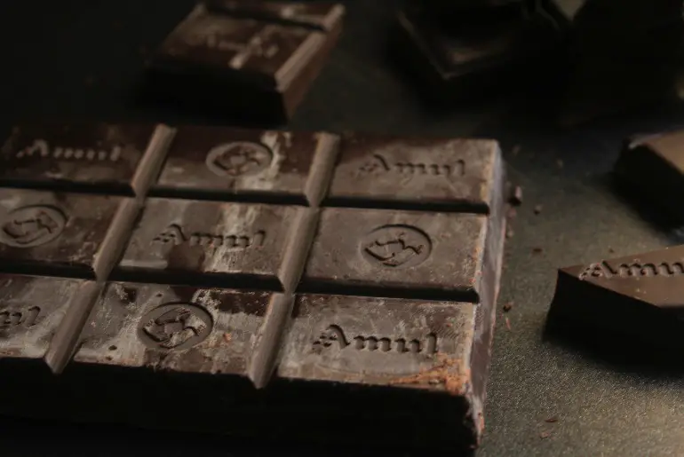 square of chocolate